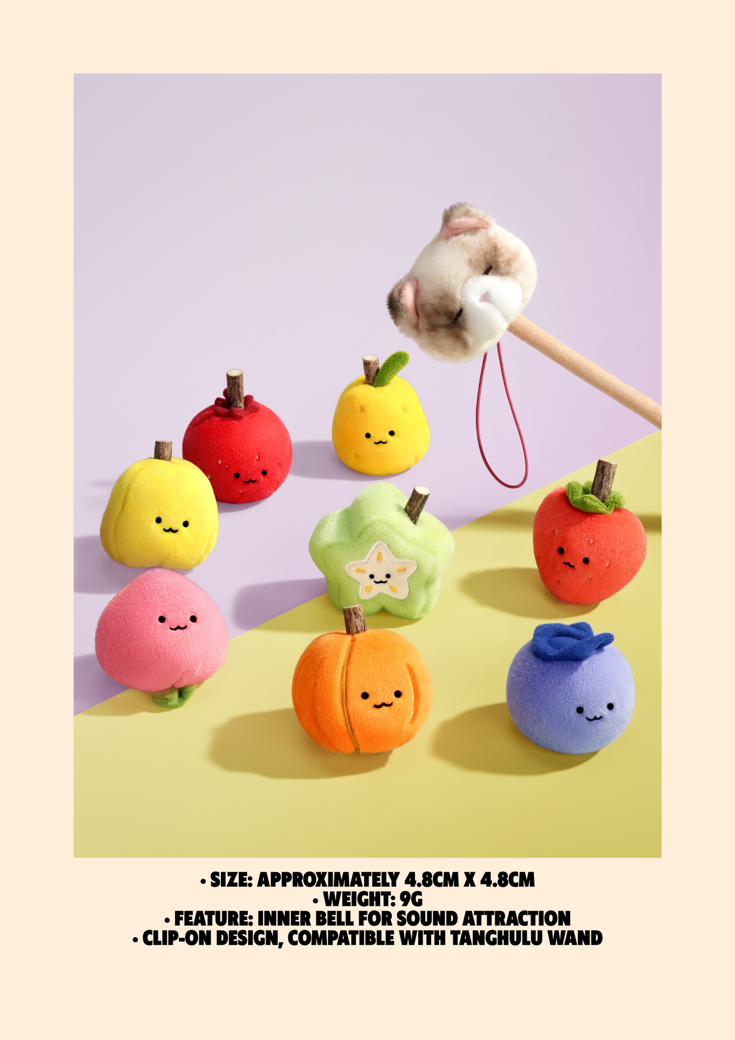 Visky’s Tanghulu Fruit — Blueberry Bell Charm