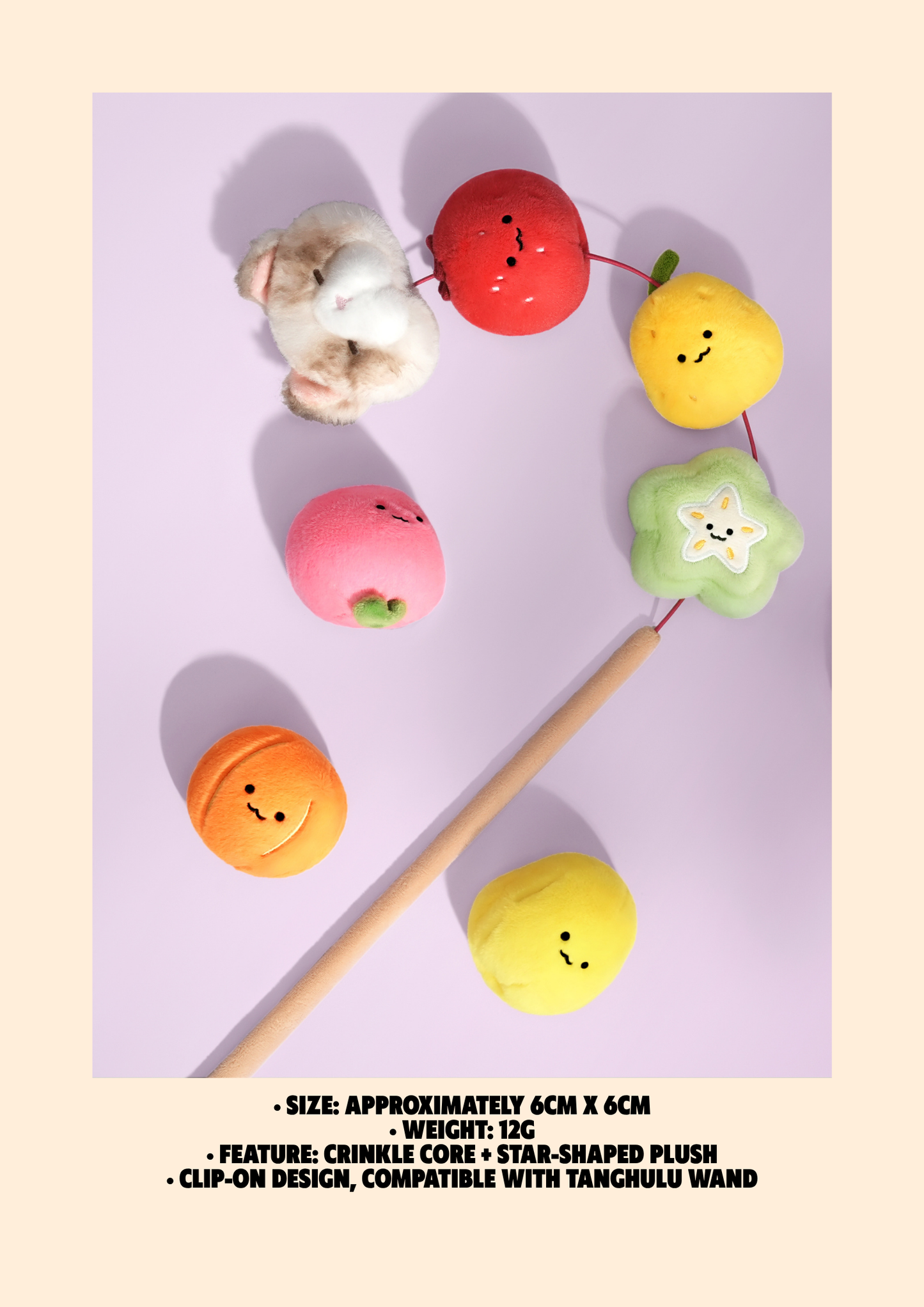 Visky’s Tanghulu Fruit — Starfruit Crinkle Charm