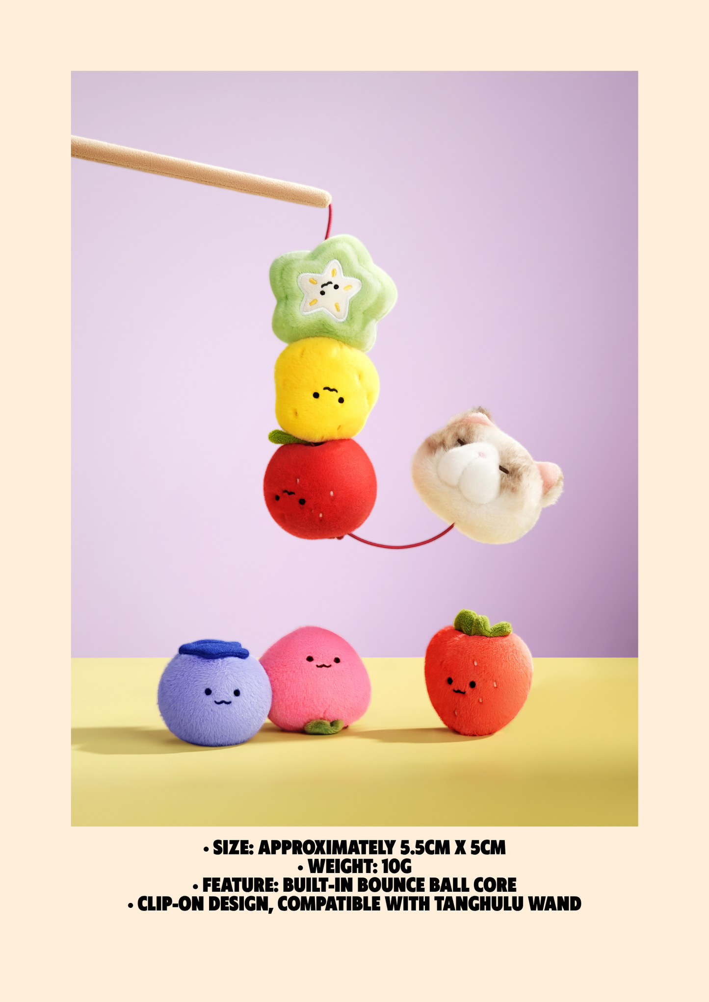 Visky’s Tanghulu Fruit — Strawberry Bell Charm