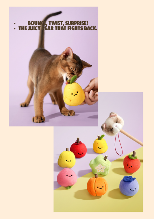 Visky’s Tanghulu Fruit — Pear Bounce Ball Charm