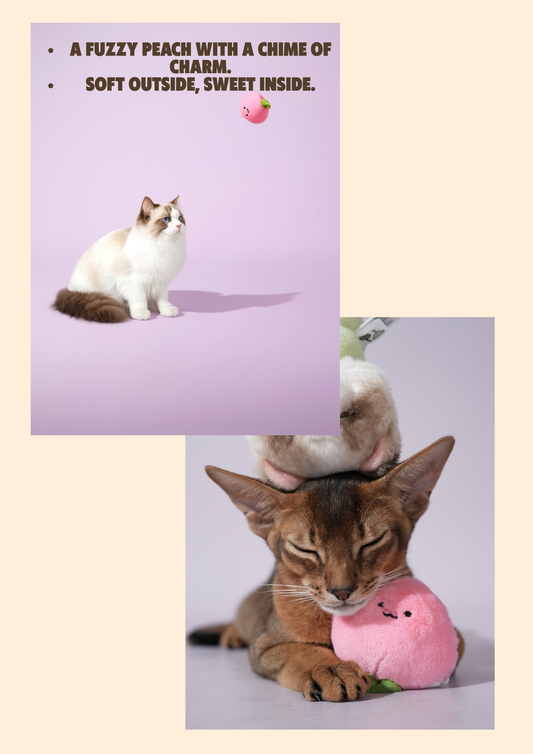 Visky’s Tanghulu Fruit — Peach Bell Charm